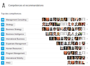 Linkedin Competences et recommandations